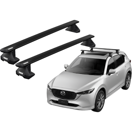 Barras THULE EVO WingBar para autos MAZDA CX-5 desde 2017 negro