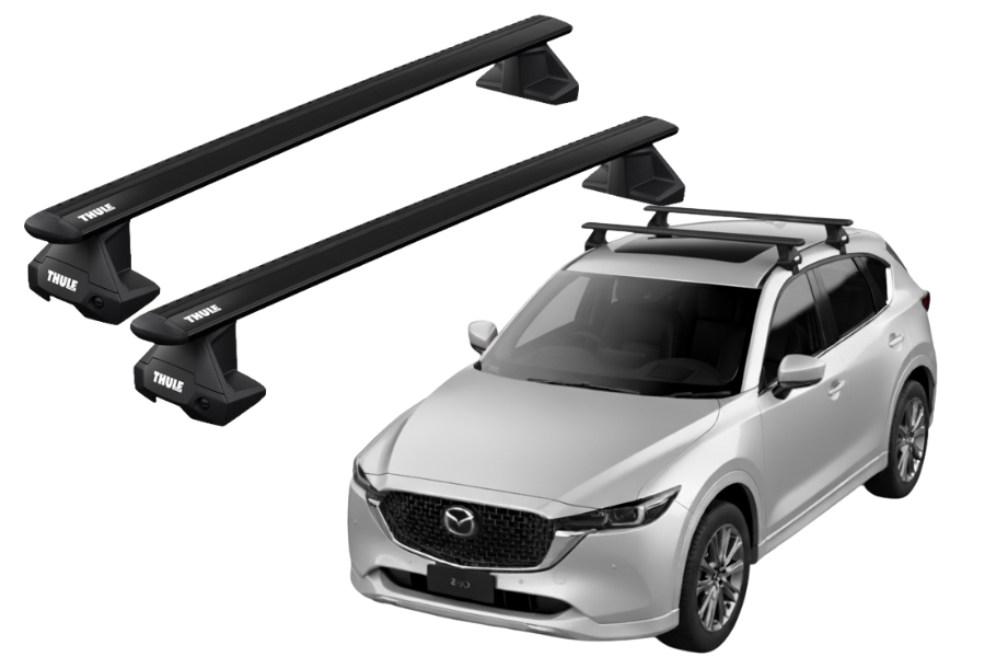 Barras THULE EVO WingBar para autos MAZDA CX-5 desde 2017 negro