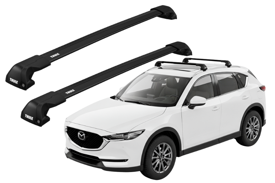 Barras THULE EDGE Flush para autos MAZDA CX-5 desde 2017 negro