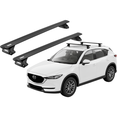 Barras THULE EVO WingBar para autos MAZDA CX-5 desde 2017 negro