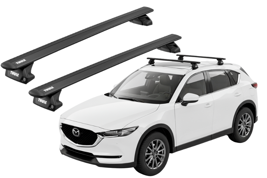 Barras THULE EVO WingBar para autos MAZDA CX-5 desde 2017 negro