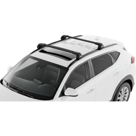 Barras THULE EDGE Flush para autos HYUNDAI Tucson 2015 a 2021 negro