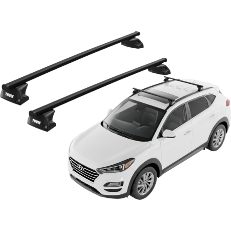 Barras THULE EVO SquareBar para autos HYUNDAI Tucson 2015 a 2021