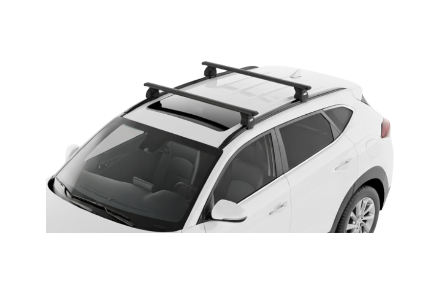 Barras THULE EVO WingBar para autos HYUNDAI Tucson 2015 a 2021 negro