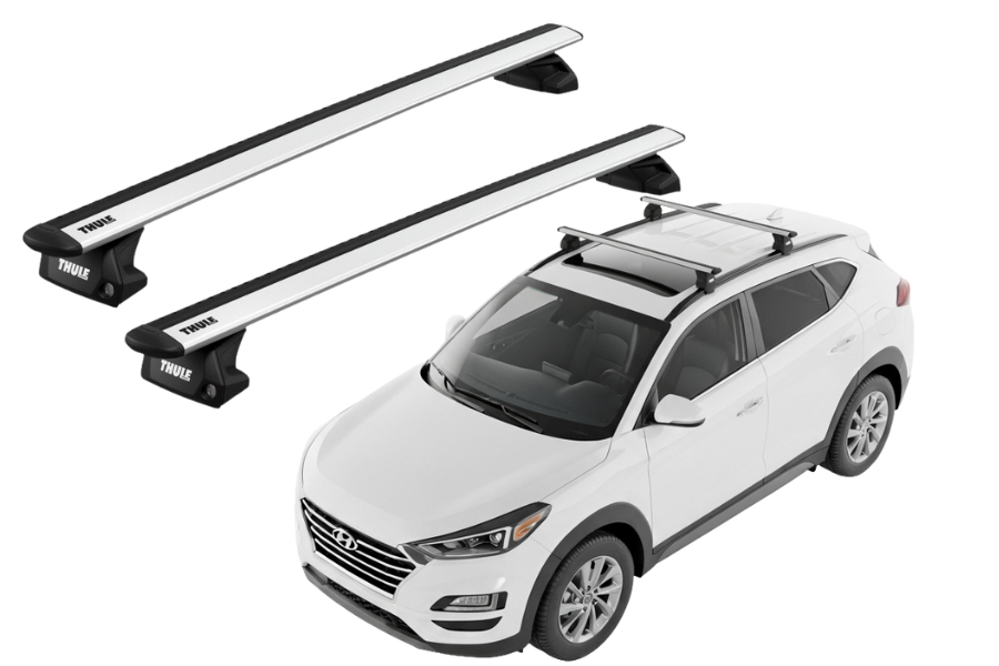 Barras THULE EVO WingBar para autos HYUNDAI Tucson 2015 a 2021
