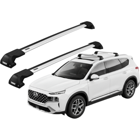Barras THULE EDGE Flush para autos HYUNDAI Santa Fe desde 2018 - 2023