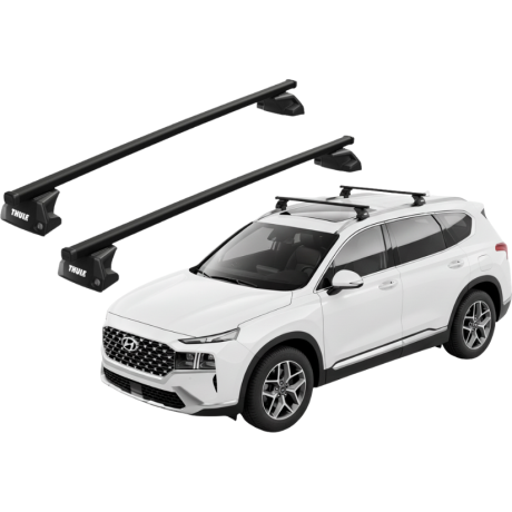 Barras THULE EVO SquareBar para autos HYUNDAI Santa Fe desde 2018 - 2023