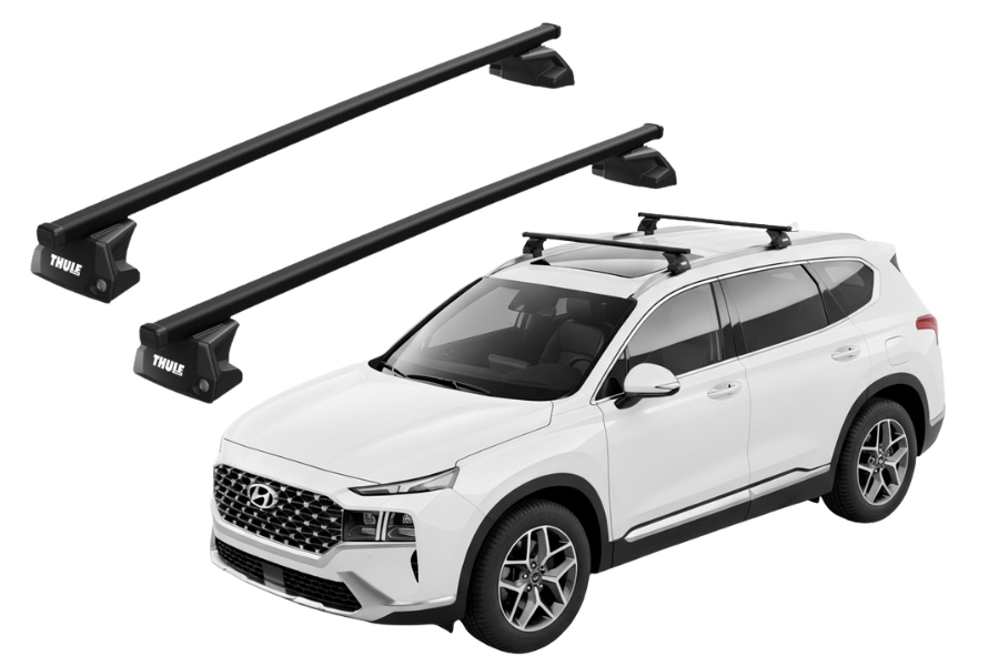 Barras THULE EVO SquareBar para autos HYUNDAI Santa Fe desde 2018 - 2023