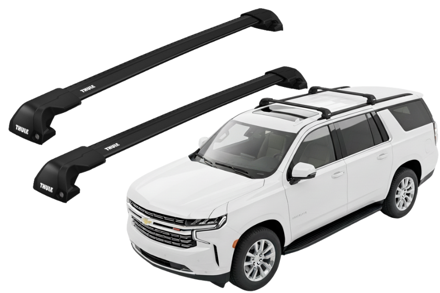 Barras THULE EDGE Flush para autos CHEVROLET Suburban desde 2021 negro