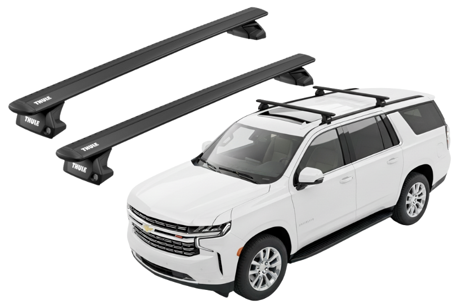 Barras THULE EVO WingBar para autos CHEVROLET Suburban desde 2021 negro