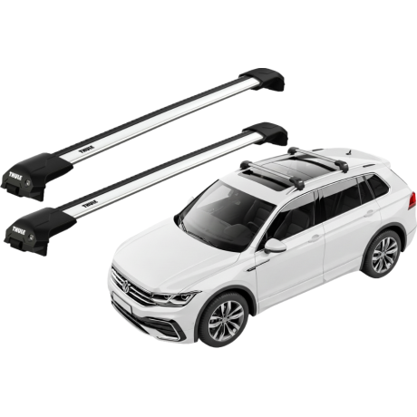 Barras THULE EDGE Flush para autos VOLKSWAGEN Tiguan desde 2016-2024