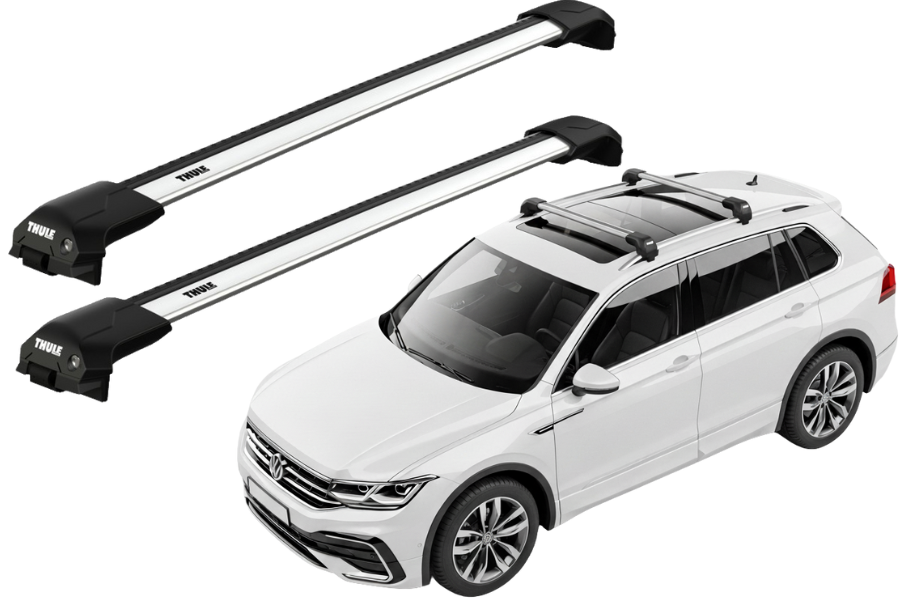 Barras THULE EDGE Flush para autos VOLKSWAGEN Tiguan desde 2016-2024