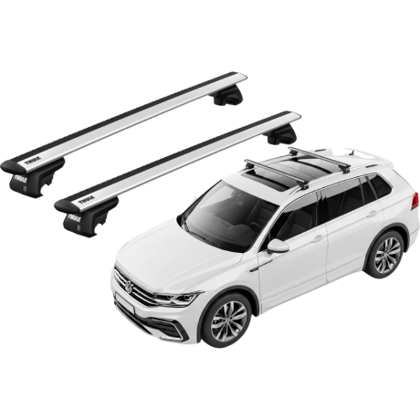Barras THULE EVO WingBar para autos VOLKSWAGEN Tiguan desde 2016-2024