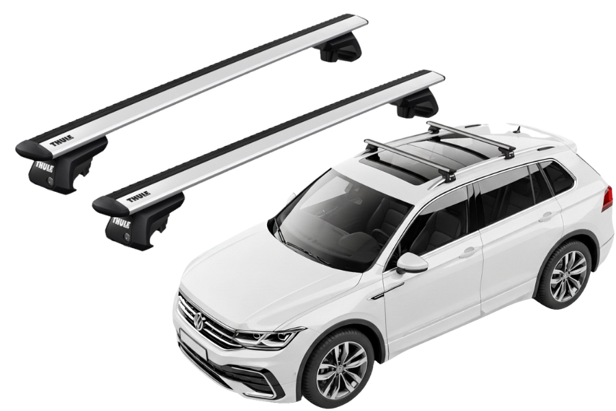 Barras THULE EVO WingBar para autos VOLKSWAGEN Tiguan desde 2016-2024