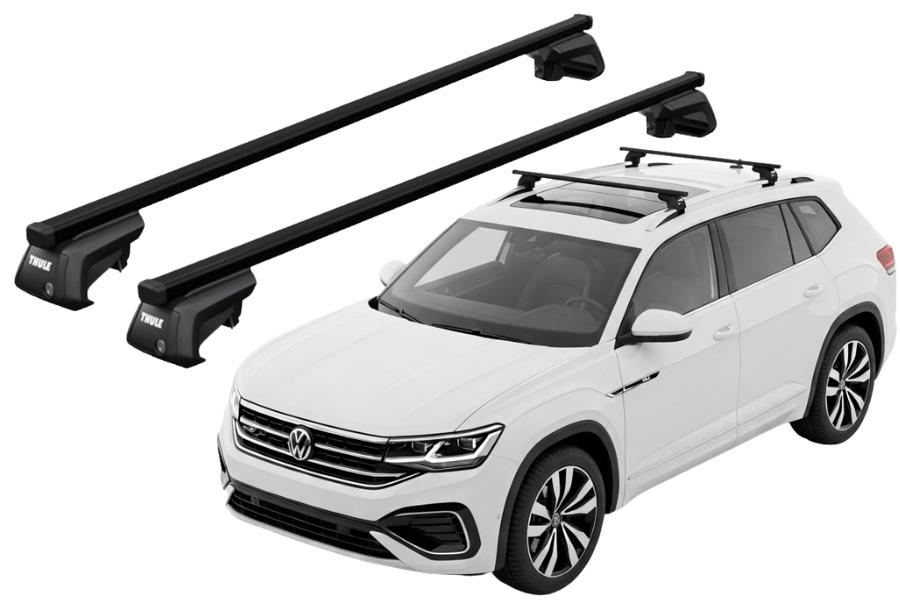 Barras THULE EVO SquareBar para autos VOLKSWAGEN Atlas desde 2018