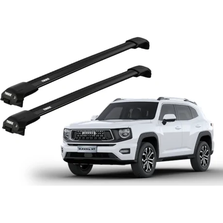 Barras THULE EDGE Flush para GREAT WALL H7 desde 2025 negro
