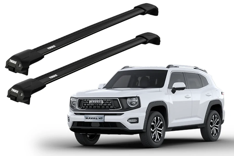 Barras THULE EDGE Flush para GREAT WALL H7 desde 2025 negro
