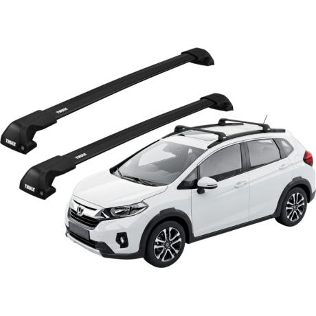 Barras THULE EDGE Flush para autos HONDA WR-V desde 2017 - 2022 negro