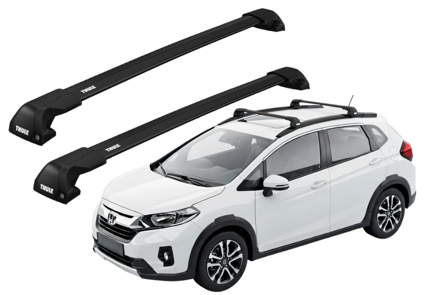 Barras THULE EDGE Flush para autos HONDA WR-V desde 2017 - 2022 negro