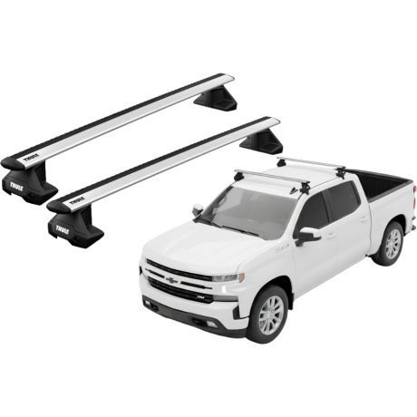 Barras THULE EVO WingBar para camioneta CHEVROLET Silverado 2019