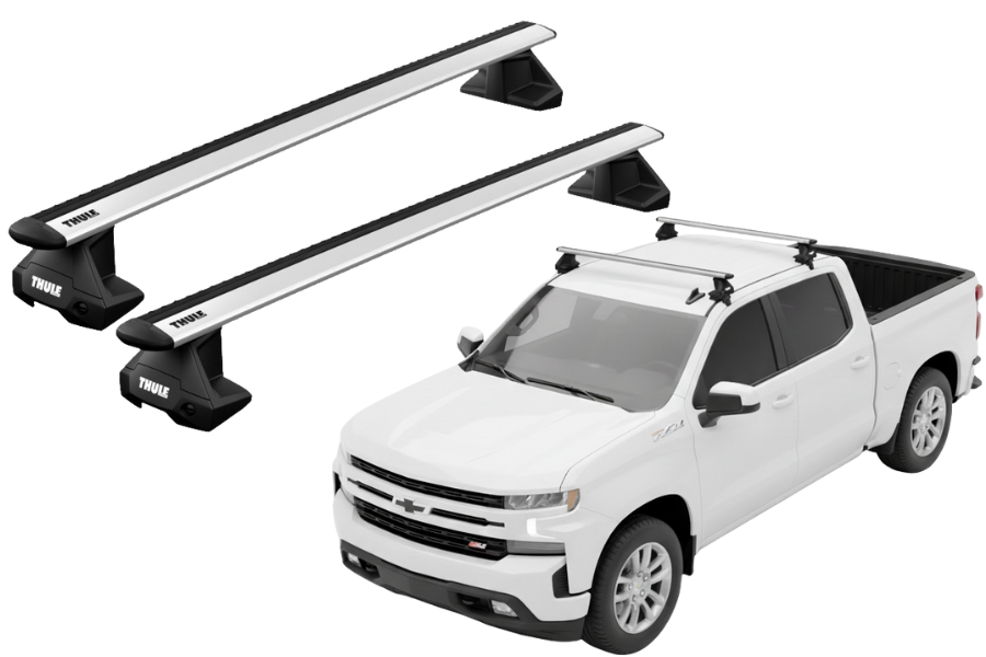 Barras THULE EVO WingBar para camioneta CHEVROLET Silverado 2019