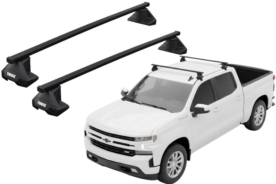 Barras THULE EVO SquareBar para camioneta CHEVROLET Silverado 2019-