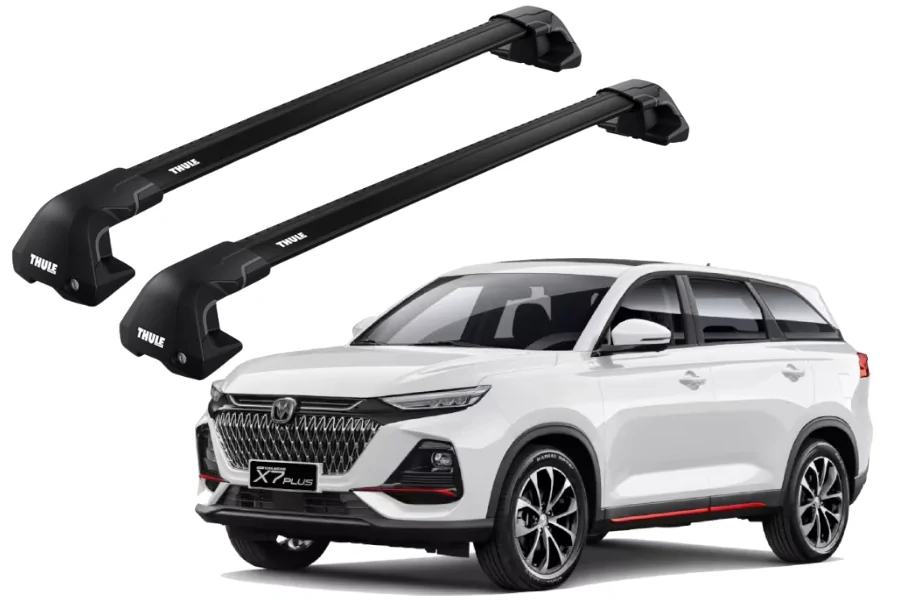 Barras THULE EDGE Flush para autos CHANGAN X7 Plus desde 2021 negro