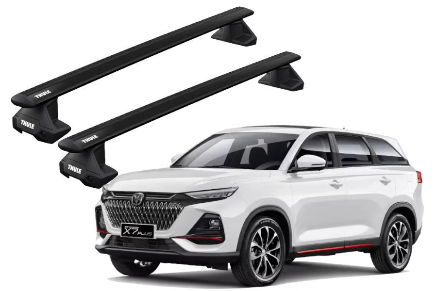 Barras THULE EVO WingBar para autos CHANGAN X7 Plus desde 2021 negro