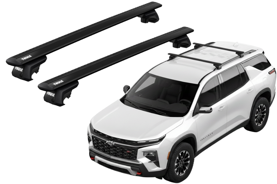 Barras THULE EVO WingBar para autos CHEVROLET Traverse desde 2018 negro