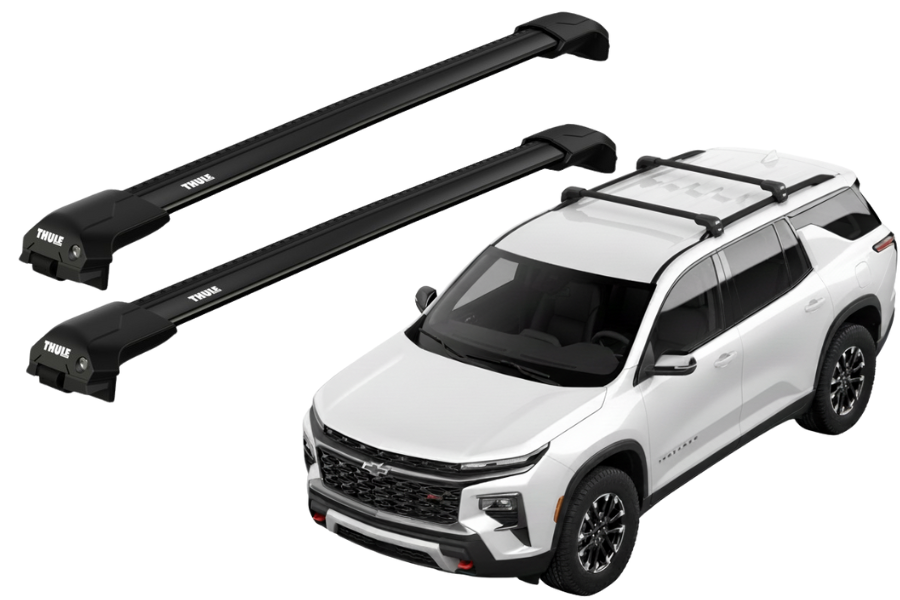 Barras THULE EDGE Flush para autos CHEVROLET Traverse desde 2018 negro