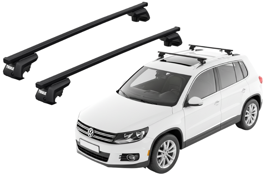Barras THULE SmartRack XT para autos VOLKSWAGEN Tiguan 2007 a 2016