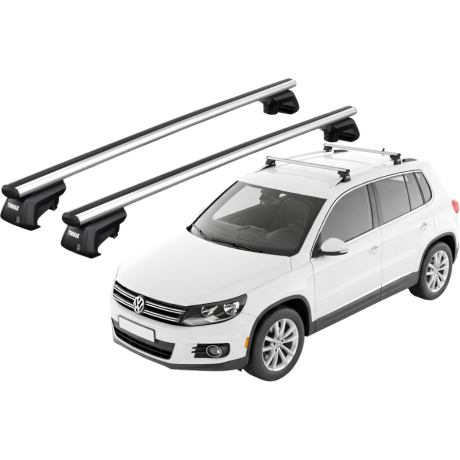 Barras THULE SmartRack XT AluBar para autos VOLKSWAGEN Tiguan 2007 a 2016