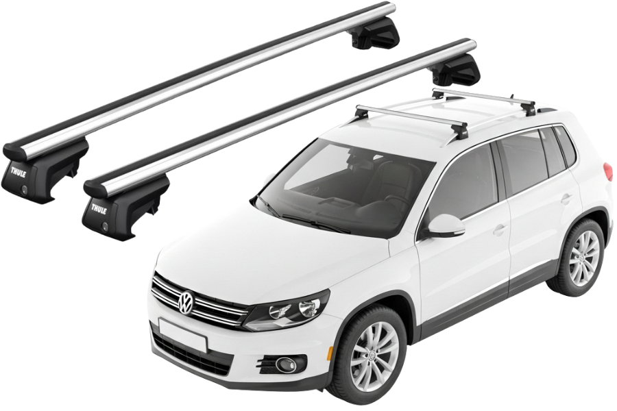 Barras THULE SmartRack XT AluBar para autos VOLKSWAGEN Tiguan 2007 a 2016