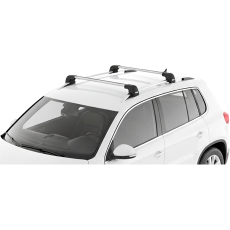 Barras THULE EDGE Flush para autos VOLKSWAGEN Tiguan 2007 a 2016