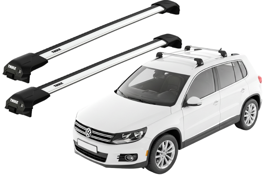 Barras THULE EDGE Flush para autos VOLKSWAGEN Tiguan 2007 a 2016