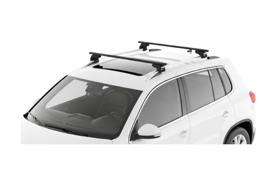 Barras THULE EVO SquareBar para autos VOLKSWAGEN Tiguan 2007 a 2016