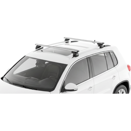 Barras THULE EVO WingBar para autos VOLKSWAGEN Tiguan 2007 a 2016