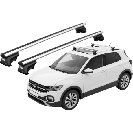 Barras THULE SmartRack XT AluBar para autos VOLKSWAGEN T-Cross desde 2019