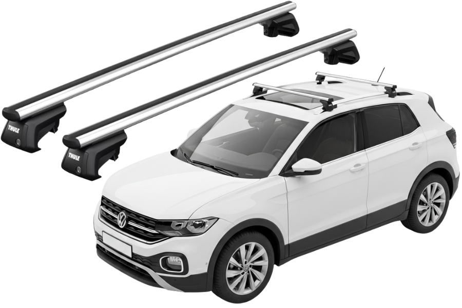 Barras THULE SmartRack XT AluBar para autos VOLKSWAGEN T-Cross desde 2019