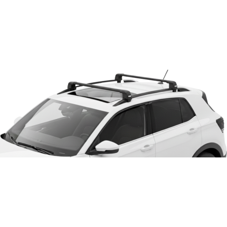 Barras THULE EDGE Flush para autos VOLKSWAGEN T-Cross desde 2019 negro