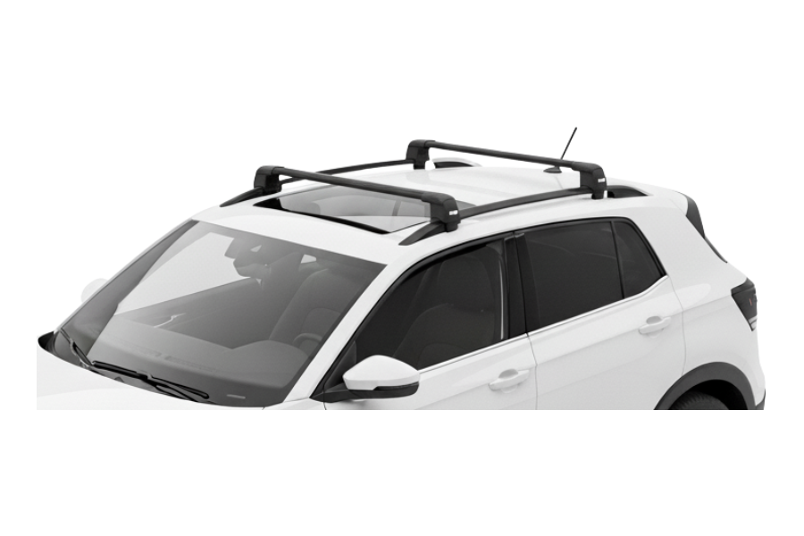 Barras THULE EDGE Flush para autos VOLKSWAGEN T-Cross desde 2019 negro