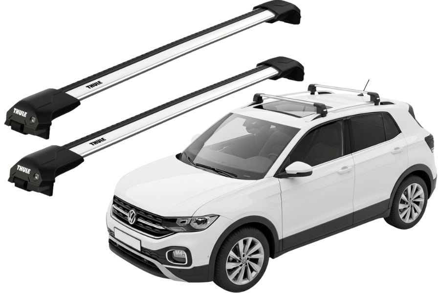 Barras THULE EDGE Flush para autos VOLKSWAGEN T-Cross desde 2019