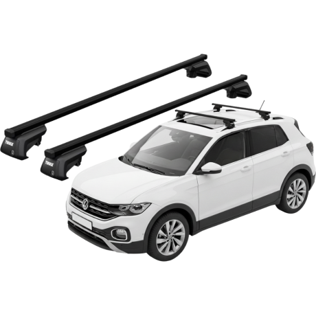 Barras THULE EVO SquareBar para autos VOLKSWAGEN T-Cross desde 2019