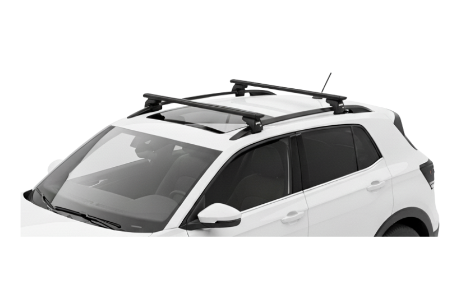 Barras THULE EVO WingBar para autos VOLKSWAGEN T-Cross desde 2019 negro