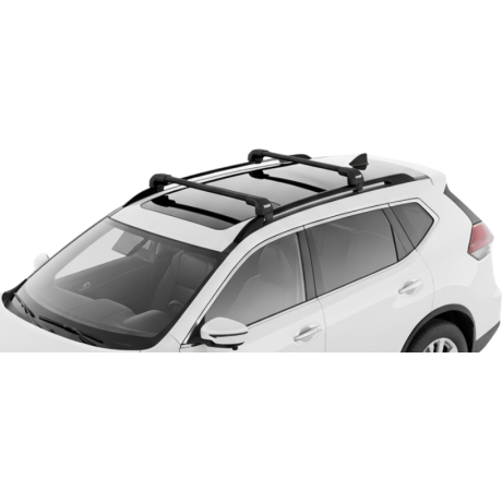 Barras THULE EDGE Flush para autos NISSAN X-Trail desde 2014 a 2021 negro