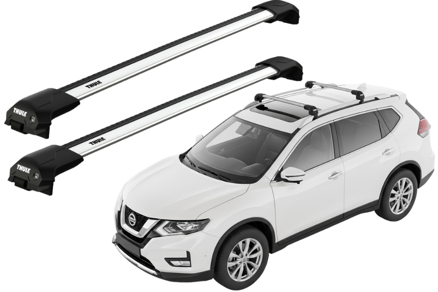 Barras THULE EDGE Flush para autos NISSAN X-Trail desde 2014 a 2021