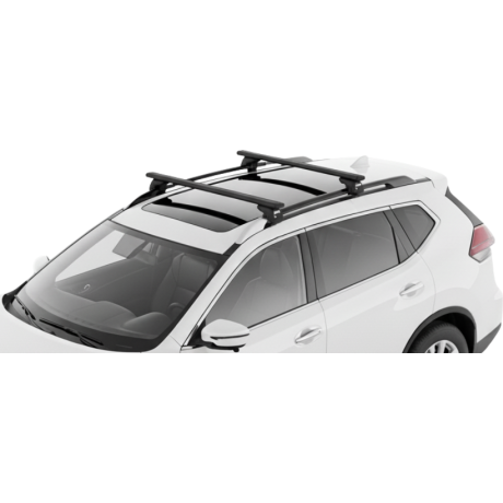 Barras THULE EVO WingBar para autos NISSAN X-Trail desde 2014 a 2021 negro