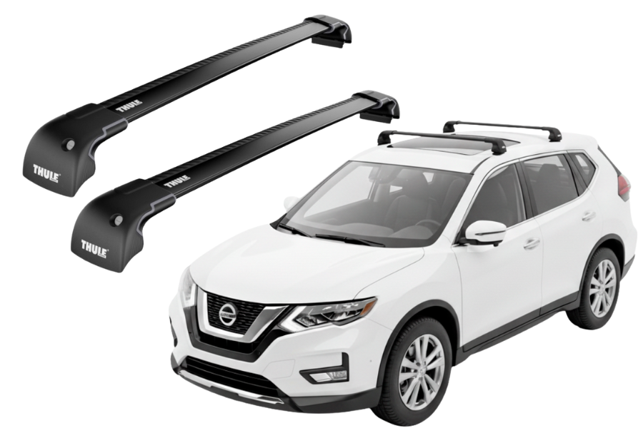 Barras THULE EDGE para autos NISSAN X-Trail desde 2014 a 2021 negro