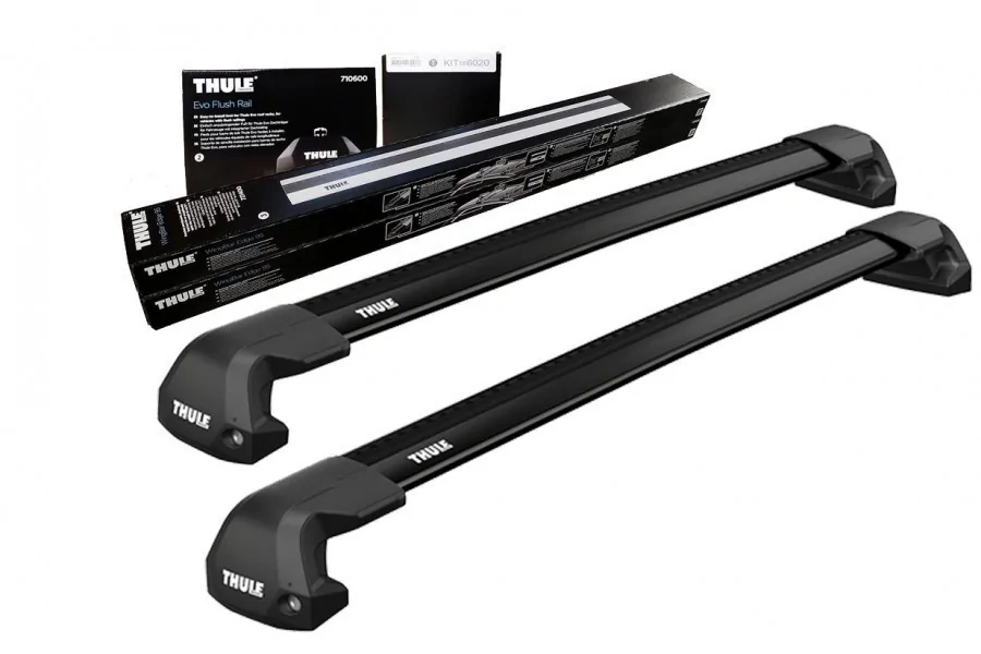 Barras THULE EDGE FLUSH para autos CITROEN C4 2005 a 2010 negro