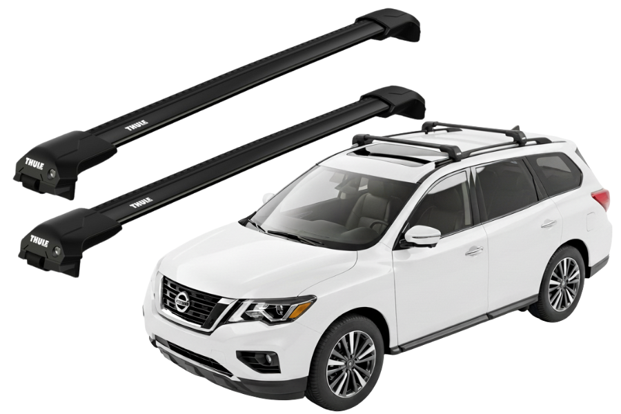 Barras THULE EDGE Flush para autos NISSAN Pathfinder (R52) desde 2013 negro